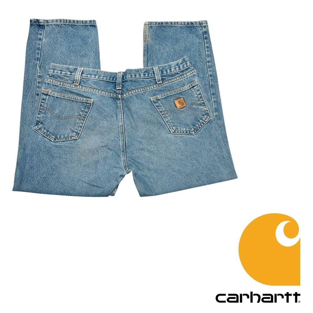 Carhartt B460-DVB Relaxed Fit Jeans Mens 40x30 Workwear Farming‎ Outdoors Denim
